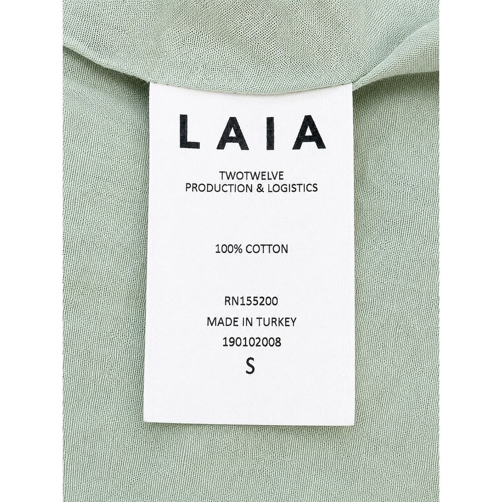Anthropologie LAIA Ashtabula Embroidered Eyelet Off-Should Top Size Small ✨🌿🌼 - Picture 11 of 12